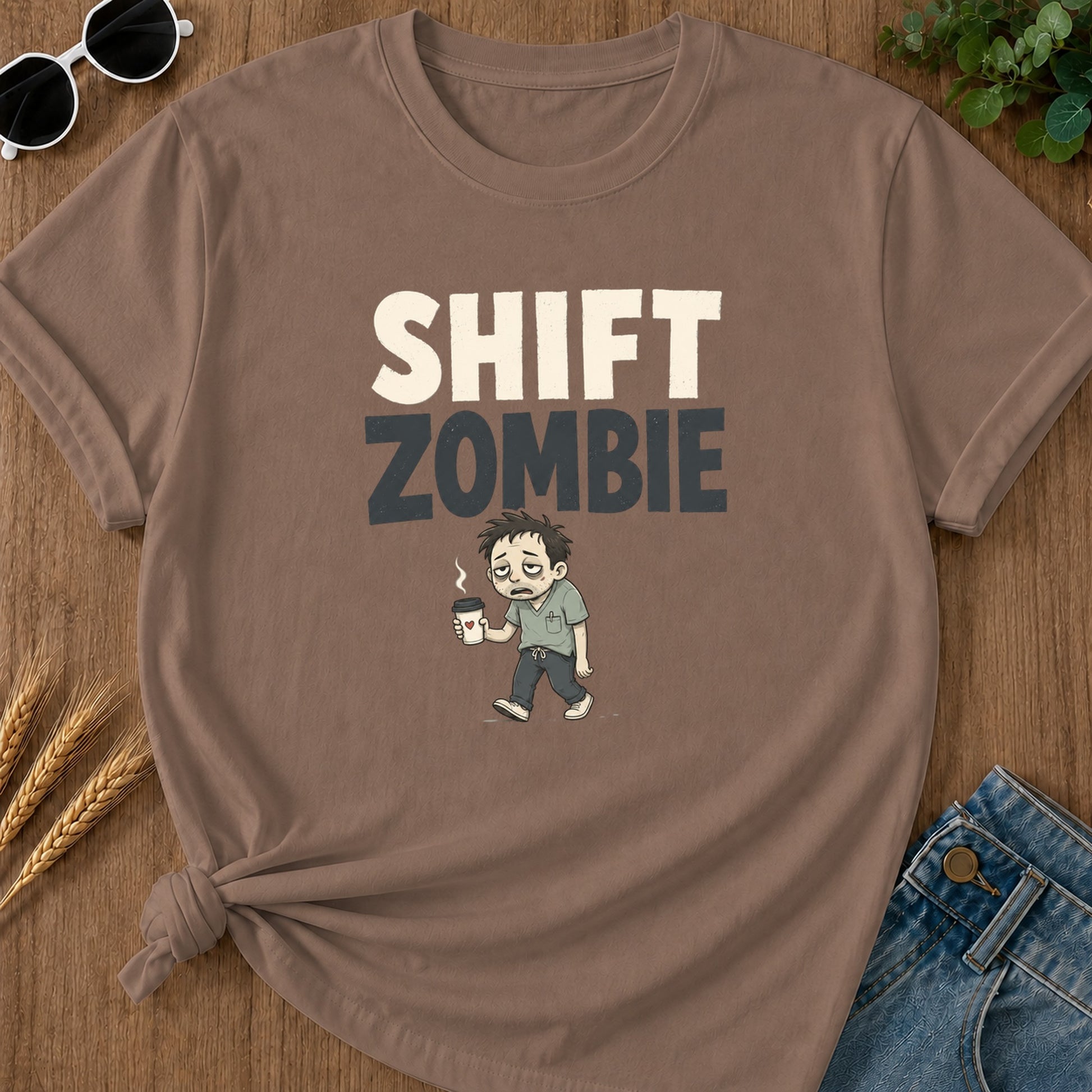 Shift Zombie T-Shirt - Espresso