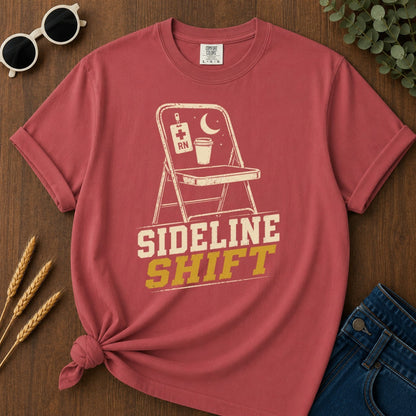 Sideline Shift T-shirt - Crimson Mockup