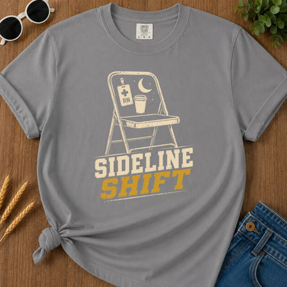 Sideline Shift T-shirt - Grey Mockup