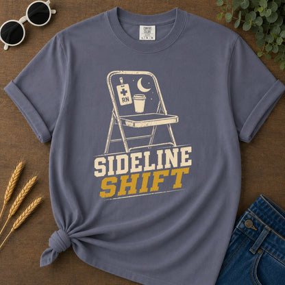 Sideline Shift T-shirt - Navy Mockup