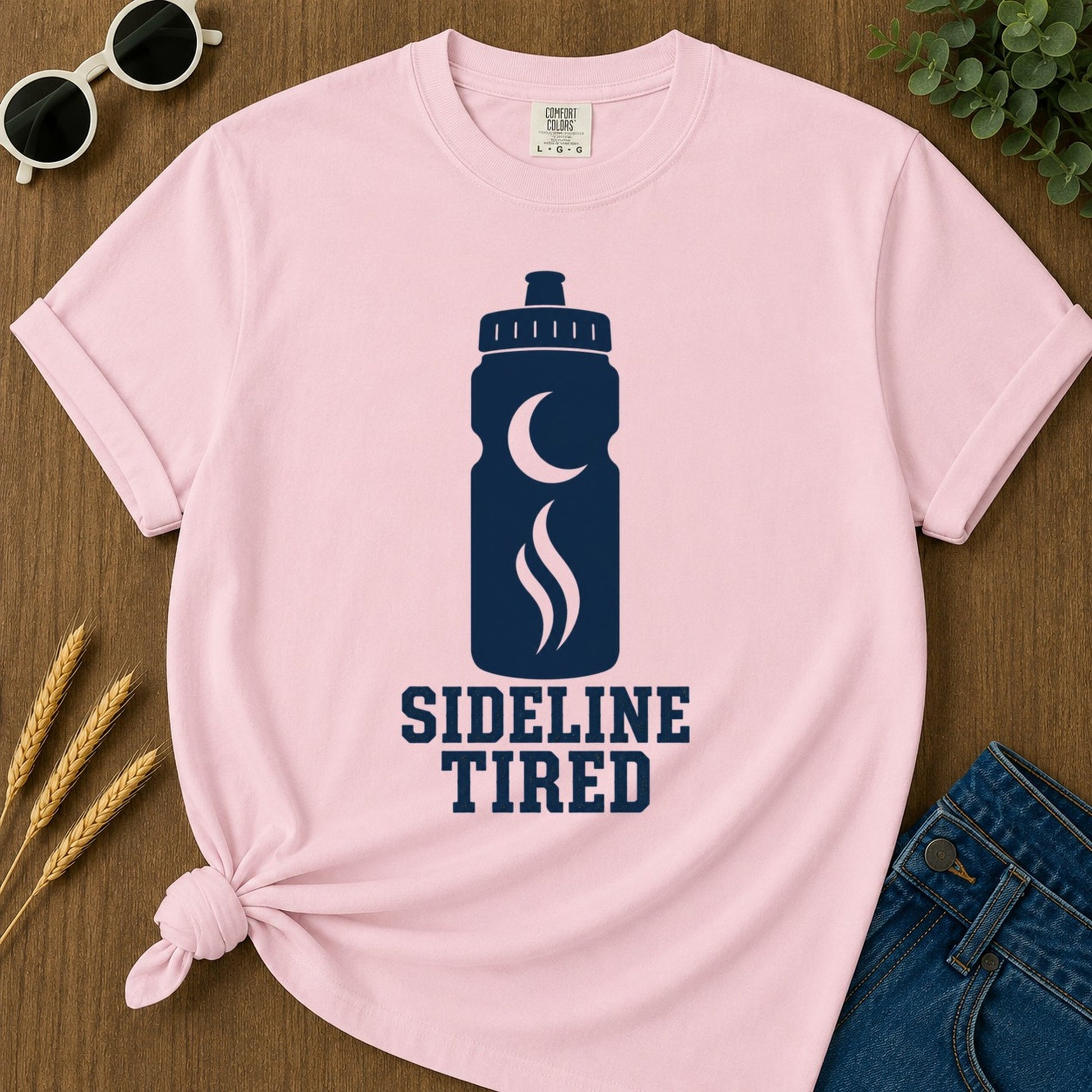 Sideline Tired T-shirt - Blossom Mockup
