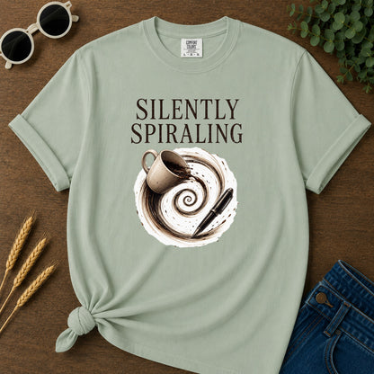 Silently Spiraling T-Shirt - Bay