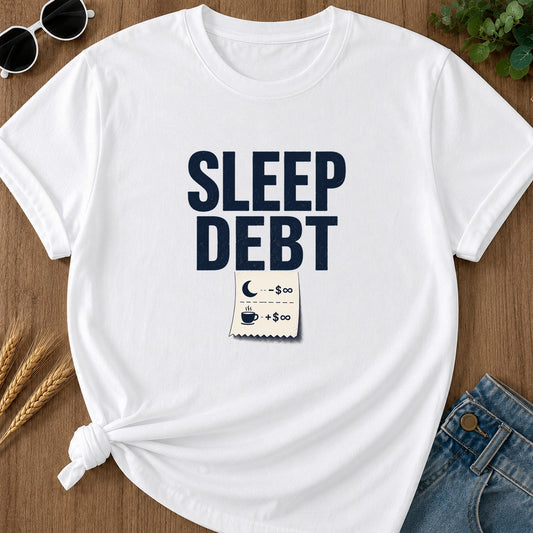 Sleep Debt T-Shirt - White