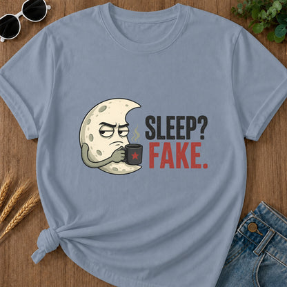 Sleep Fake T-Shirt - Blue Jean