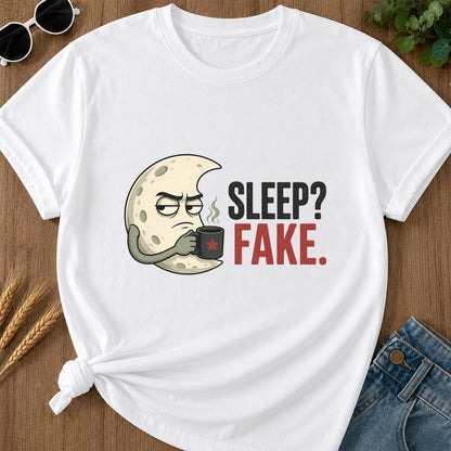 Sleep Fake T-Shirt - White