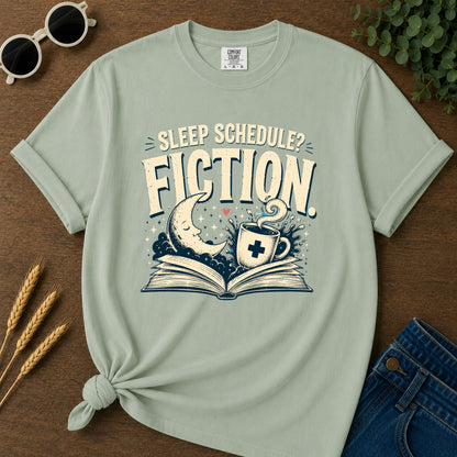 Sleep Schedule Fiction T-Shirt - Bay