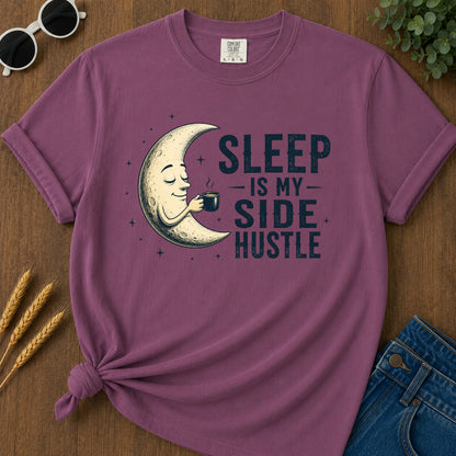 Sleep Side Hustle T-Shirt - Berry
