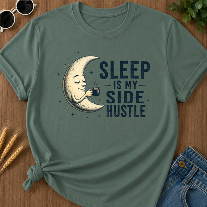 Sleep Side Hustle T-Shirt - Blue Spruce