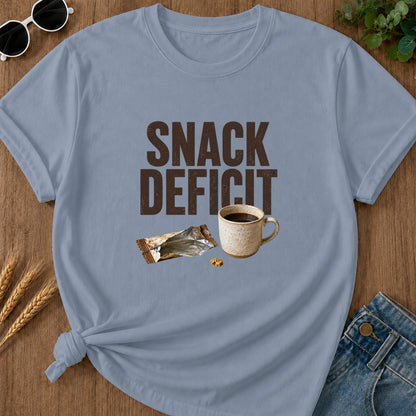 Snack Deficit T-Shirt - Blue Jean