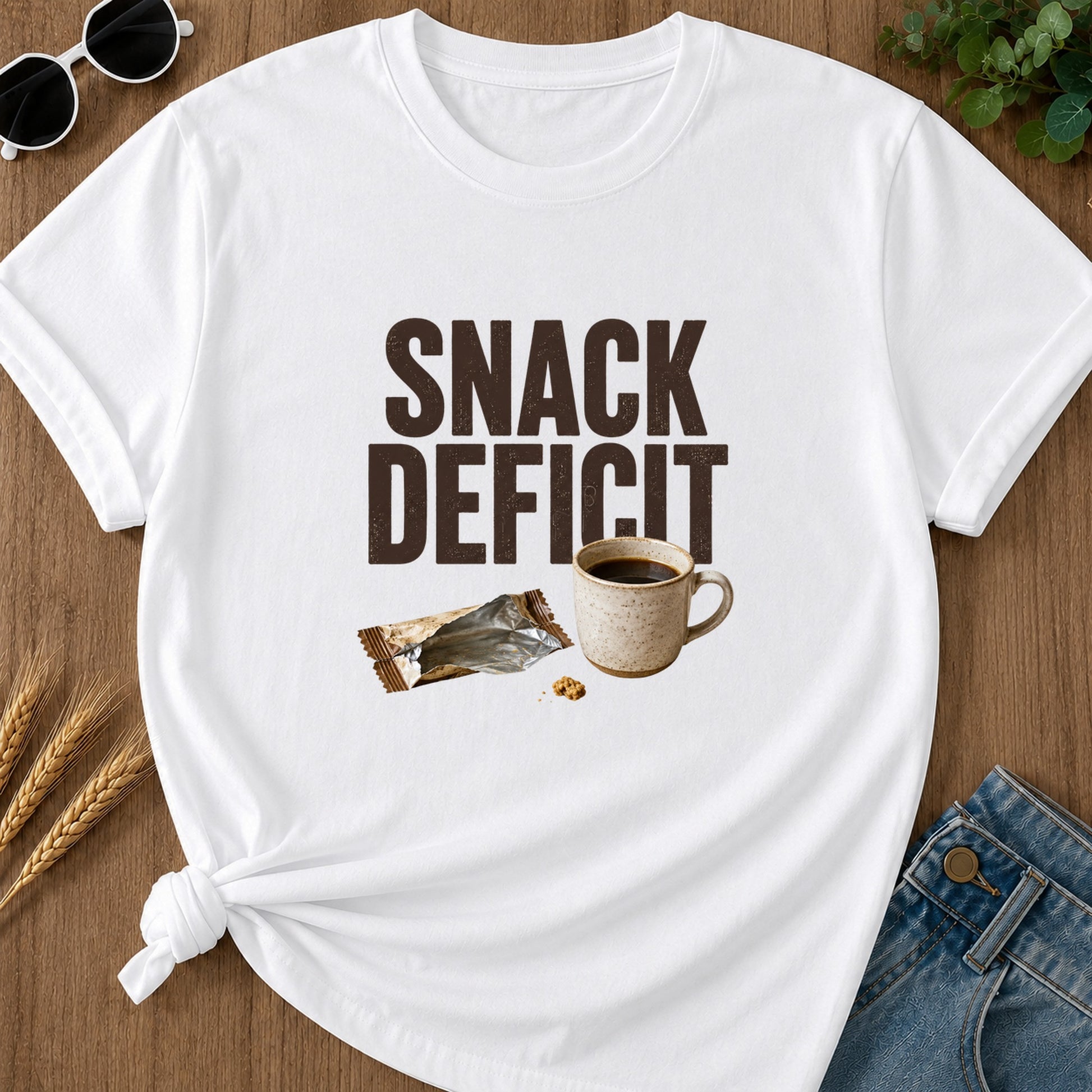 Snack Deficit T-Shirt - White