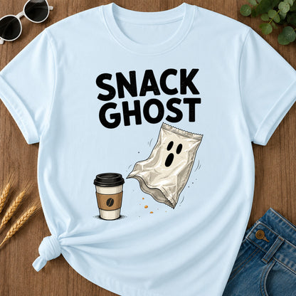 Snack Ghost T-Shirt - Chambray