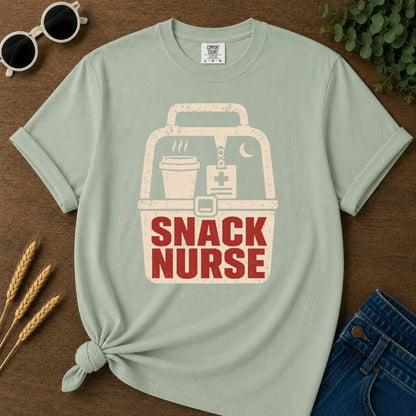 Snack Nurse T-shirt - Bay Mockup