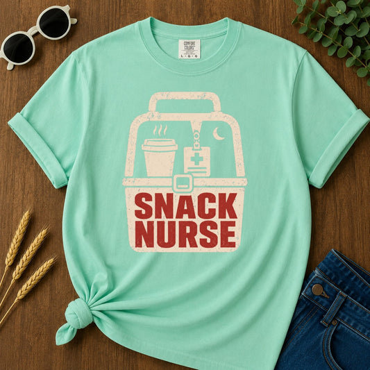 Snack Nurse T-shirt - Island Reef Mockup