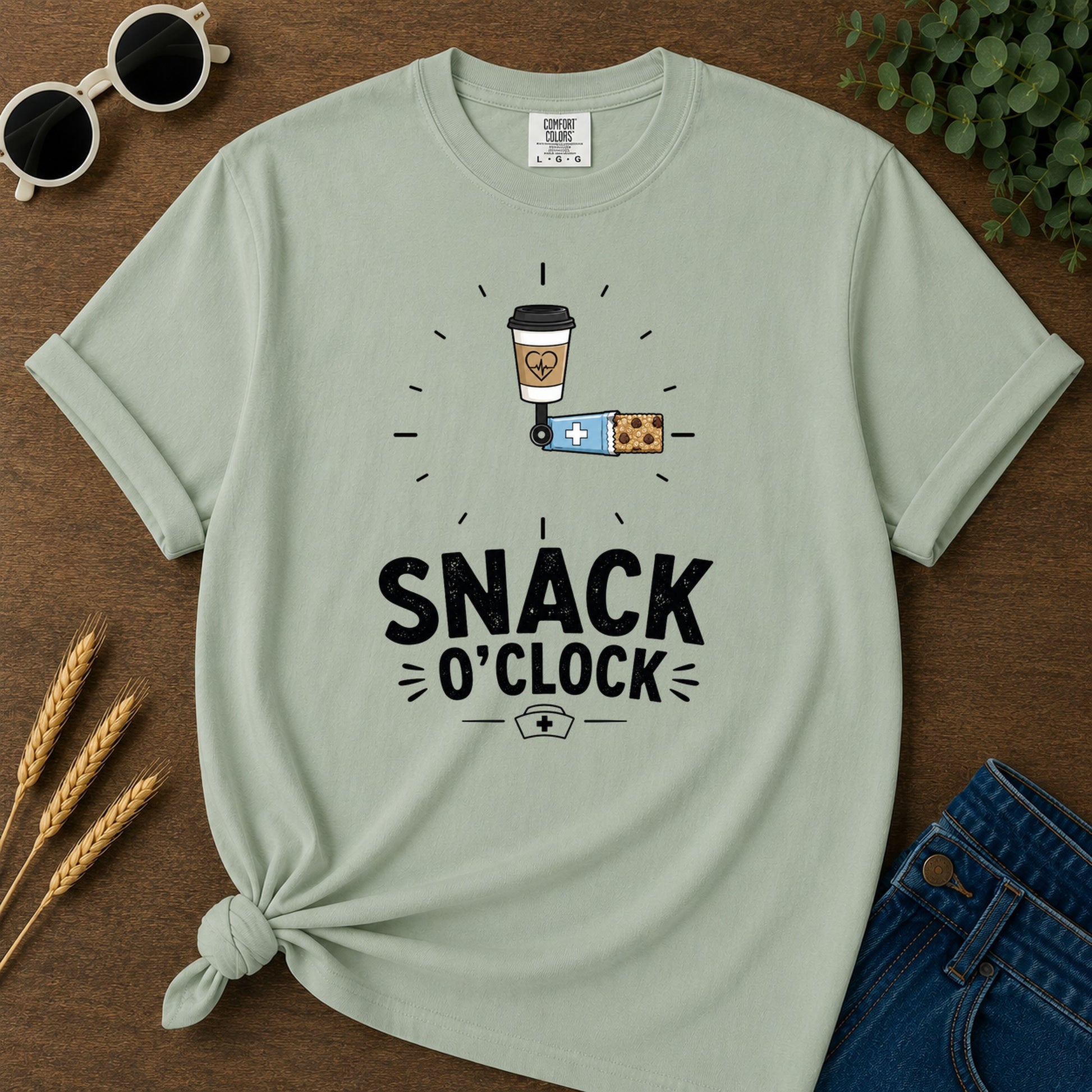 Snack Oclock T-Shirt - Bay