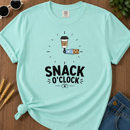 Snack Oclock T-Shirt - Chalky Mint