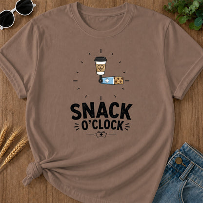 Snack Oclock T-Shirt - Espresso
