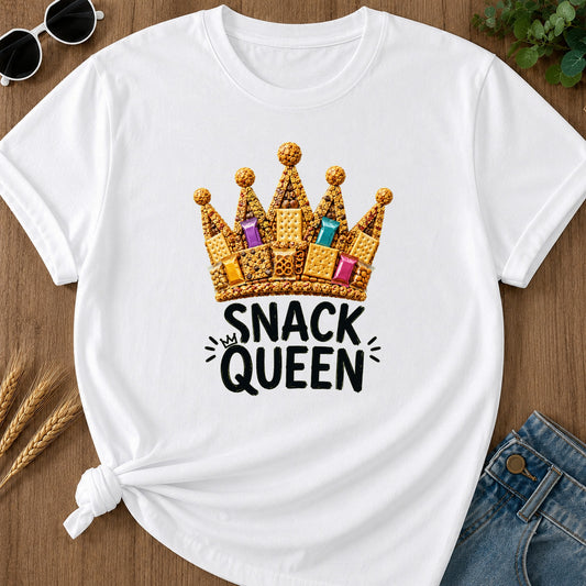 Snack Queen T-Shirt - White