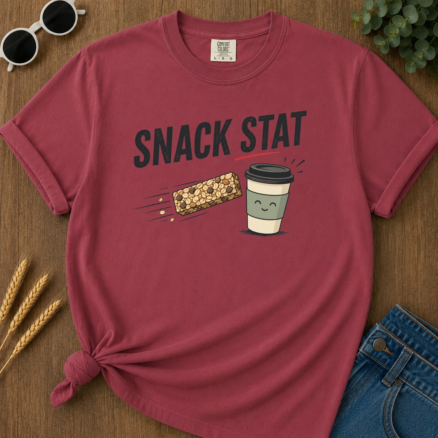 Snack Stat T-Shirt - Chili