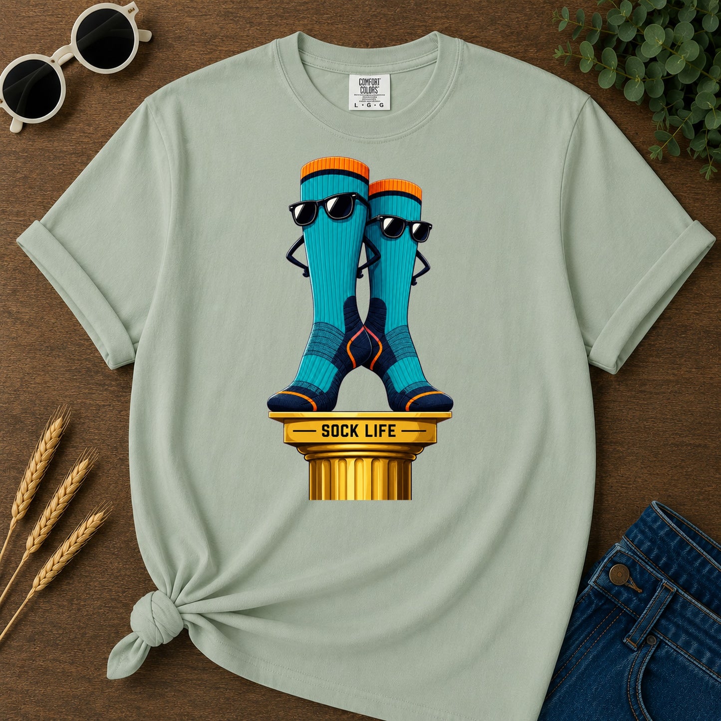 Sock Life T-Shirt - Bay