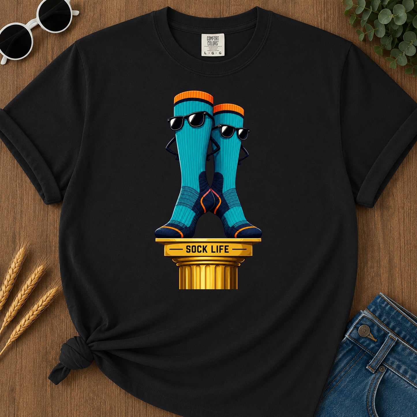 Sock Life T-Shirt - Black