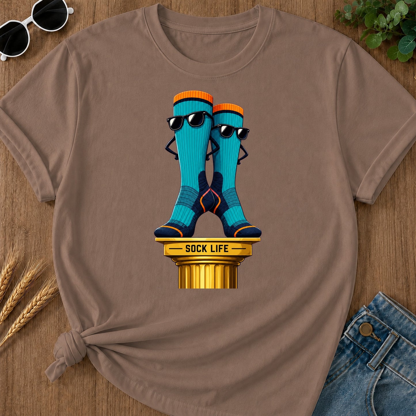 Sock Life T-Shirt - Espresso
