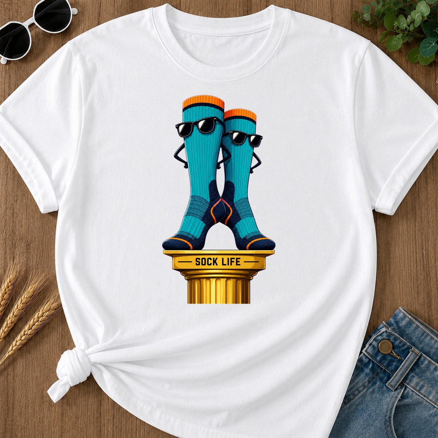 Sock Life T-Shirt - White