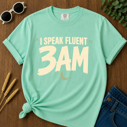 Speak Fluent 3am T-Shirt - Island Reef