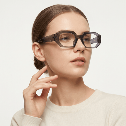 SquarVex | UV400 Square Anti - Blue Light – Lightweight PC Frame Unisex - RAYZORA