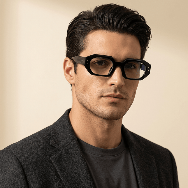 SquarVex | UV400 Square Anti - Blue Light – Lightweight PC Frame Unisex - RAYZORA