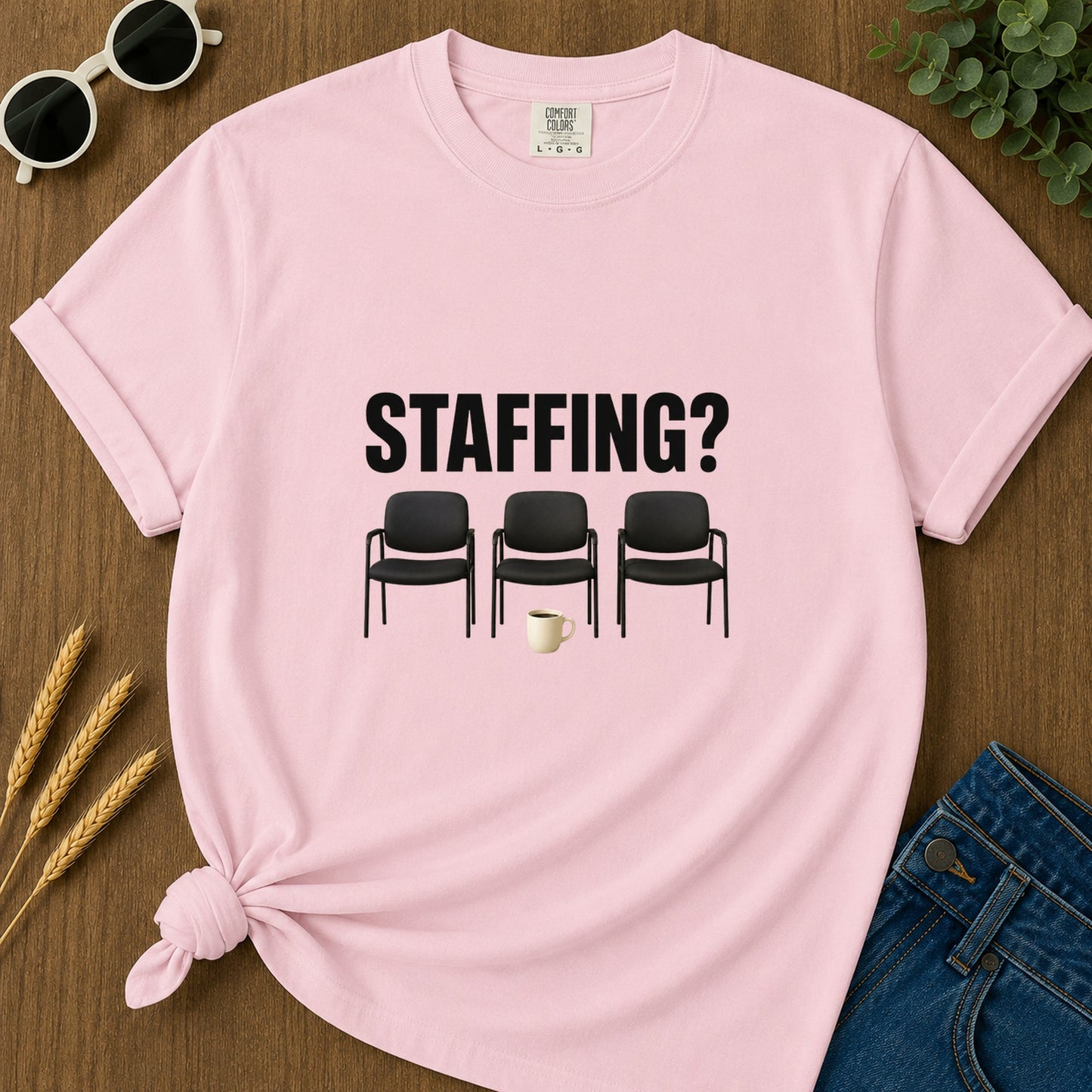 Staffing T-Shirt - Blossom