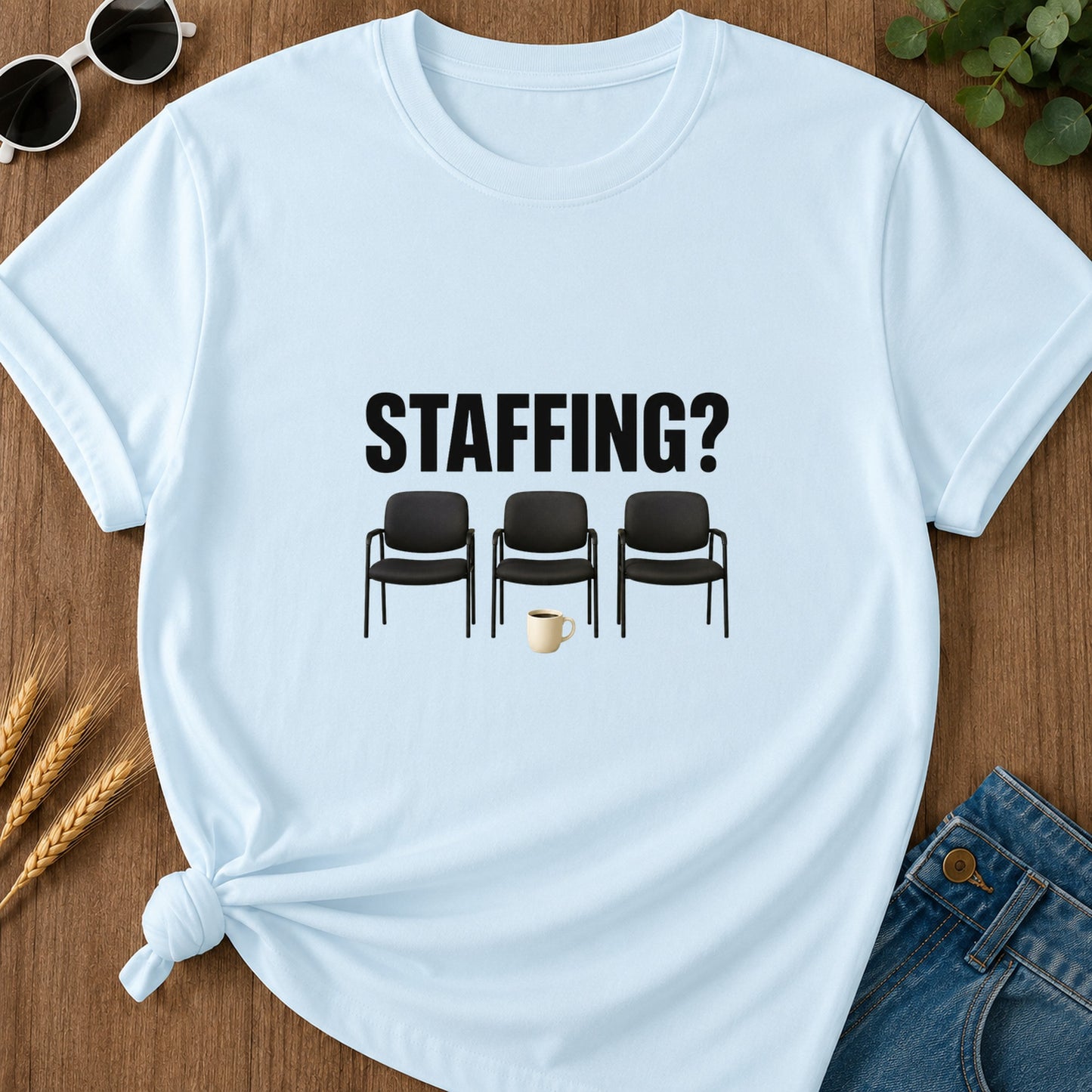 Staffing T-Shirt - Chambray