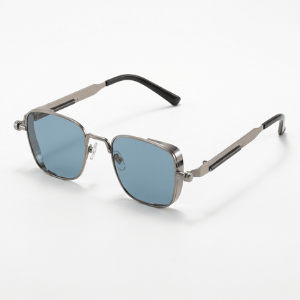 SteelNox | Retro Steampunk Sunglasses – UV400 Metal Frame Unisex - RAYZORA