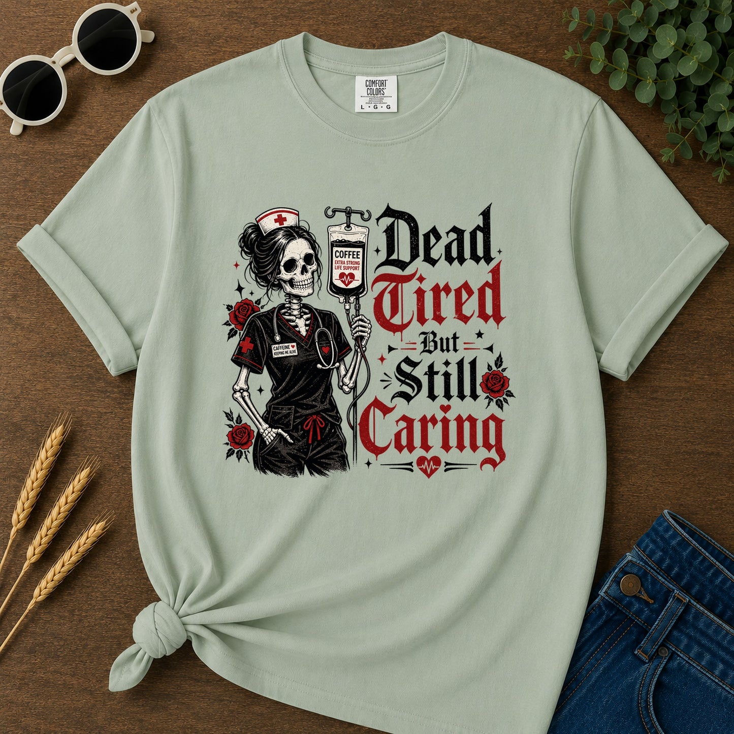 Still Caring T-Shirt - Bay