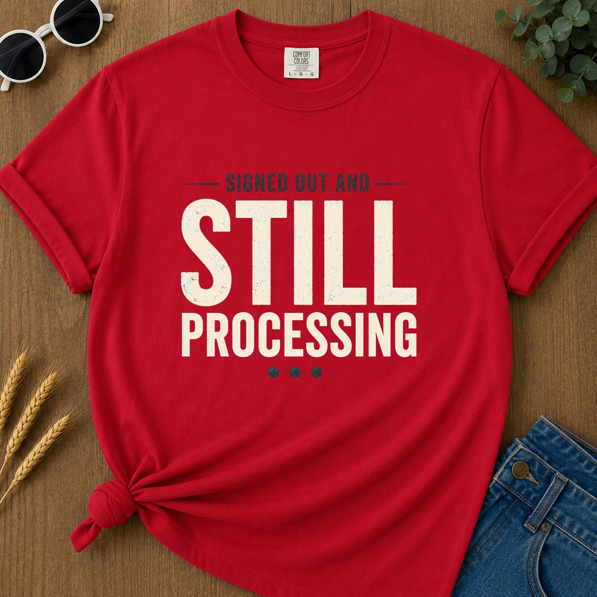 Still Processing T-Shirt - Red