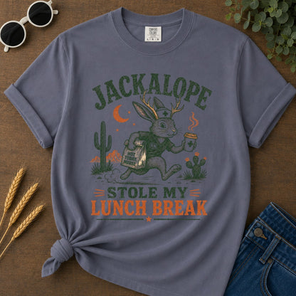 Stole Lunch Break T-shirt - Navy Mockup