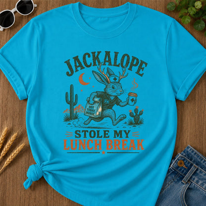 Stole Lunch Break T-shirt - Sapphire Mockup