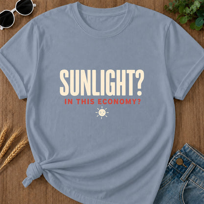Sunlight Economy T-Shirt - Blue Jean