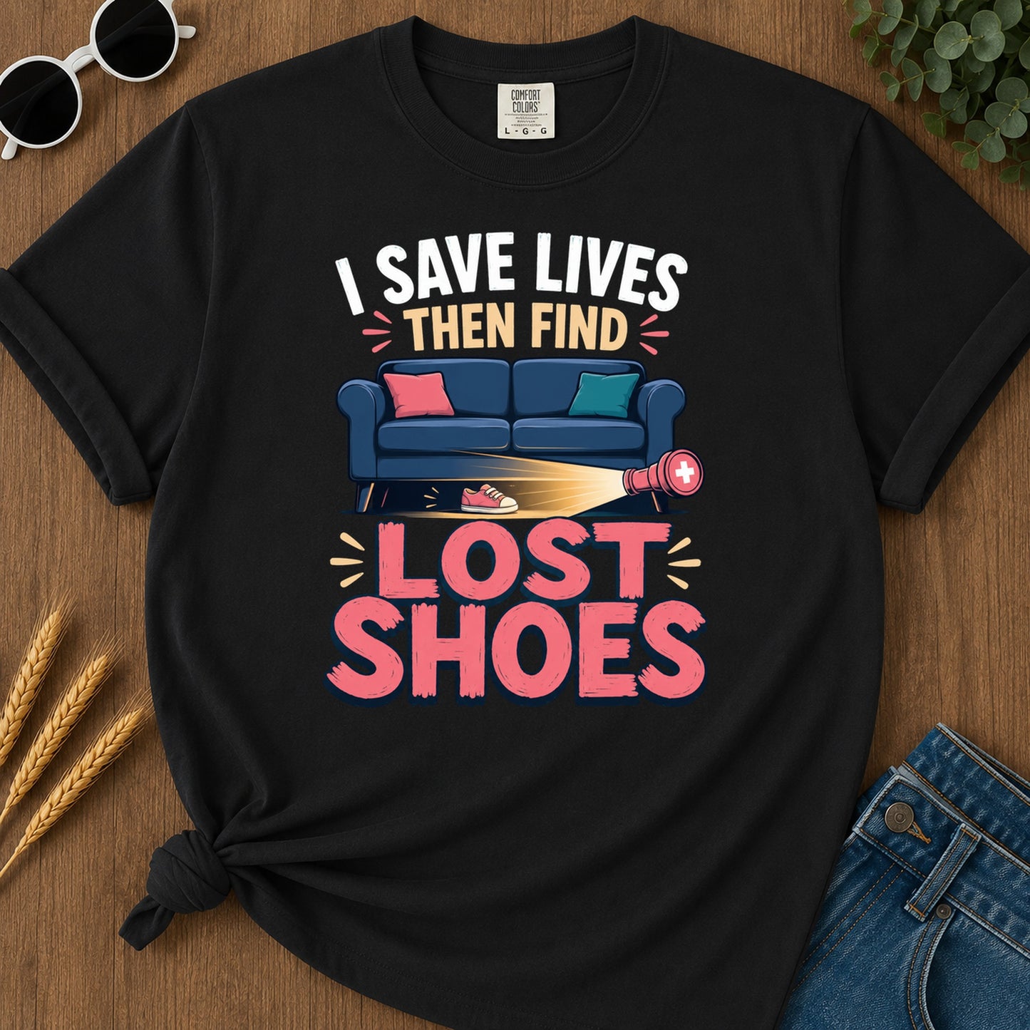 Then Find T-Shirt - Black