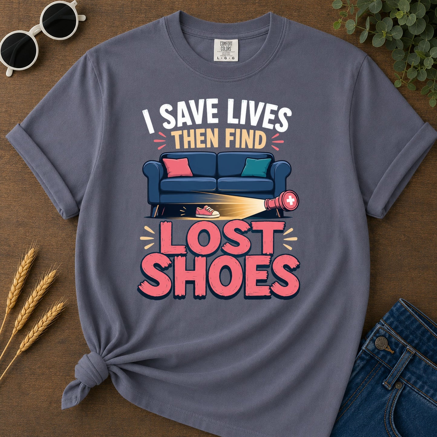 Then Find T-Shirt - Navy