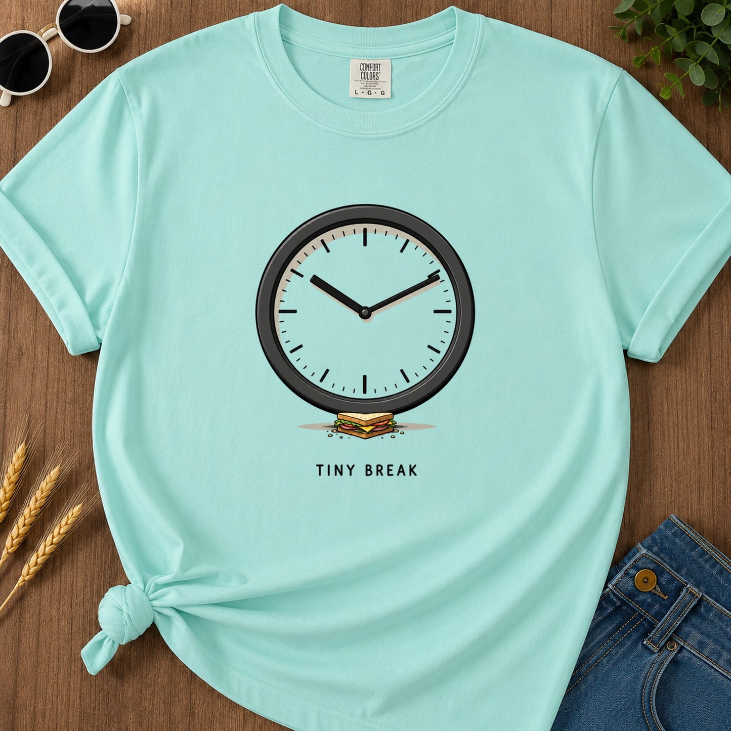 Tiny Break T-Shirt - Chalky Mint