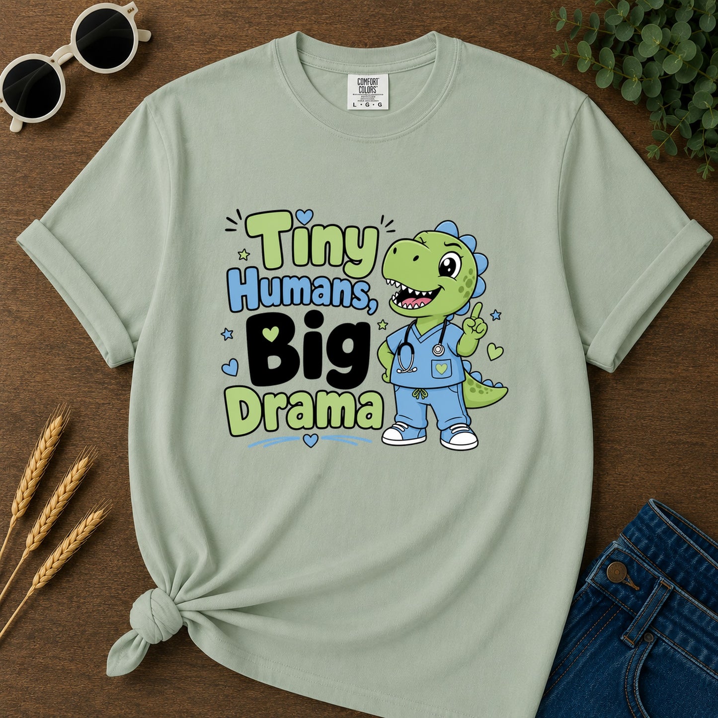 Tiny Humans T-Shirt - Bay