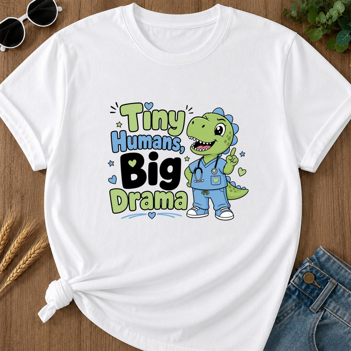 Tiny Humans T-Shirt - White