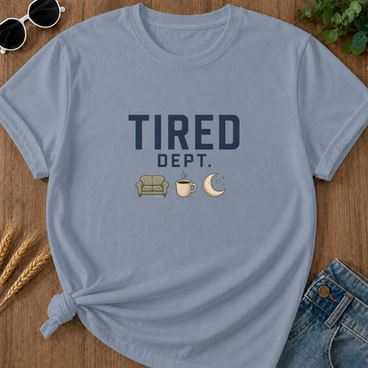 Tired Dept T-Shirt - Blue Jean
