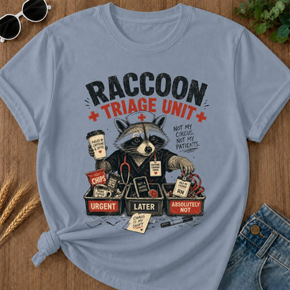 Triage Unit T-shirt - Blue Jean Mockup