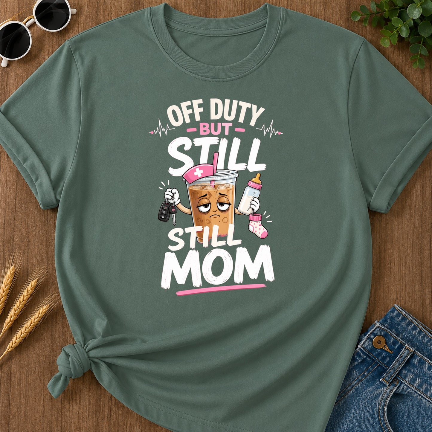Tshirt Design 06 101 But T-Shirt - Blue Spruce