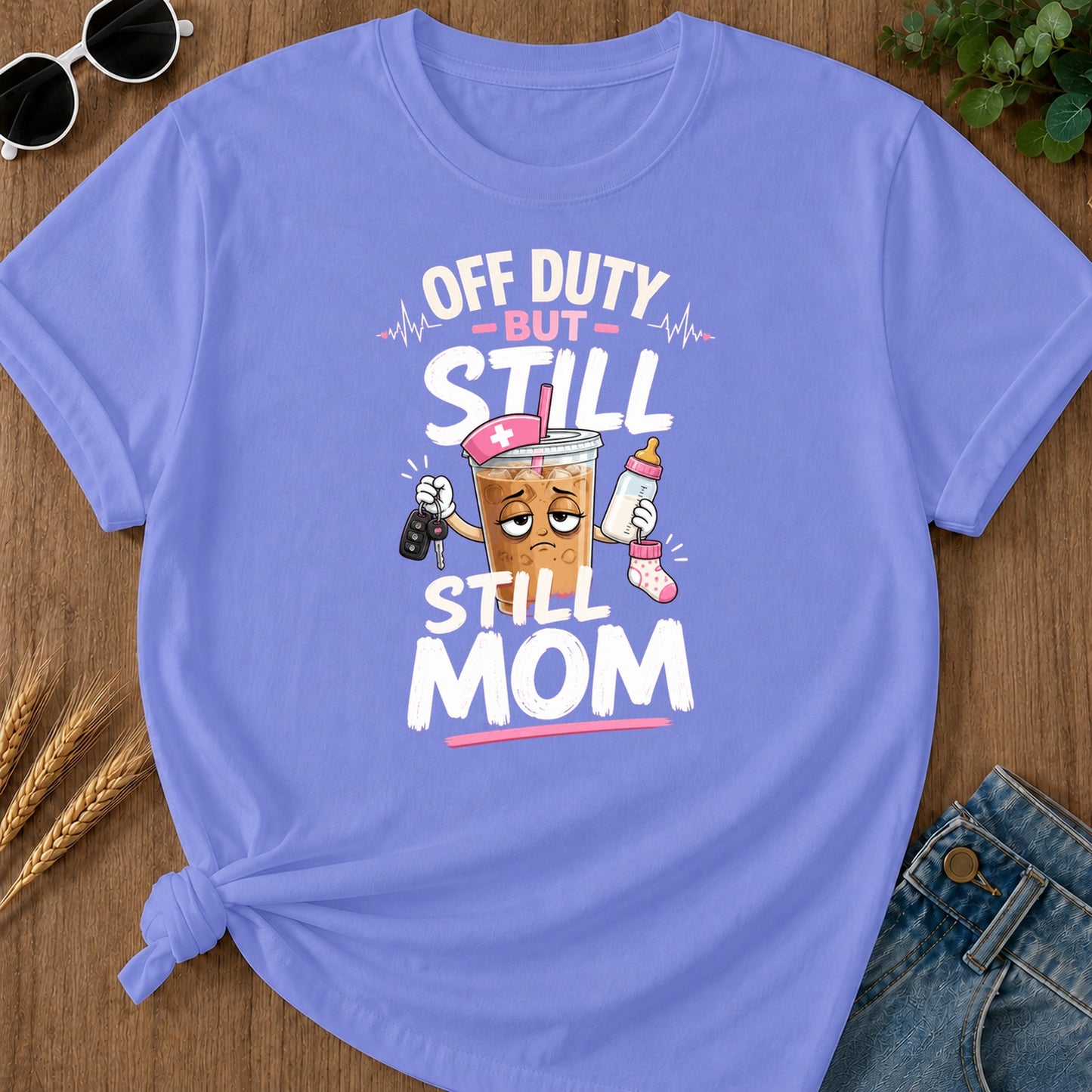 Tshirt Design 06 101 But T-Shirt - Flo Blue
