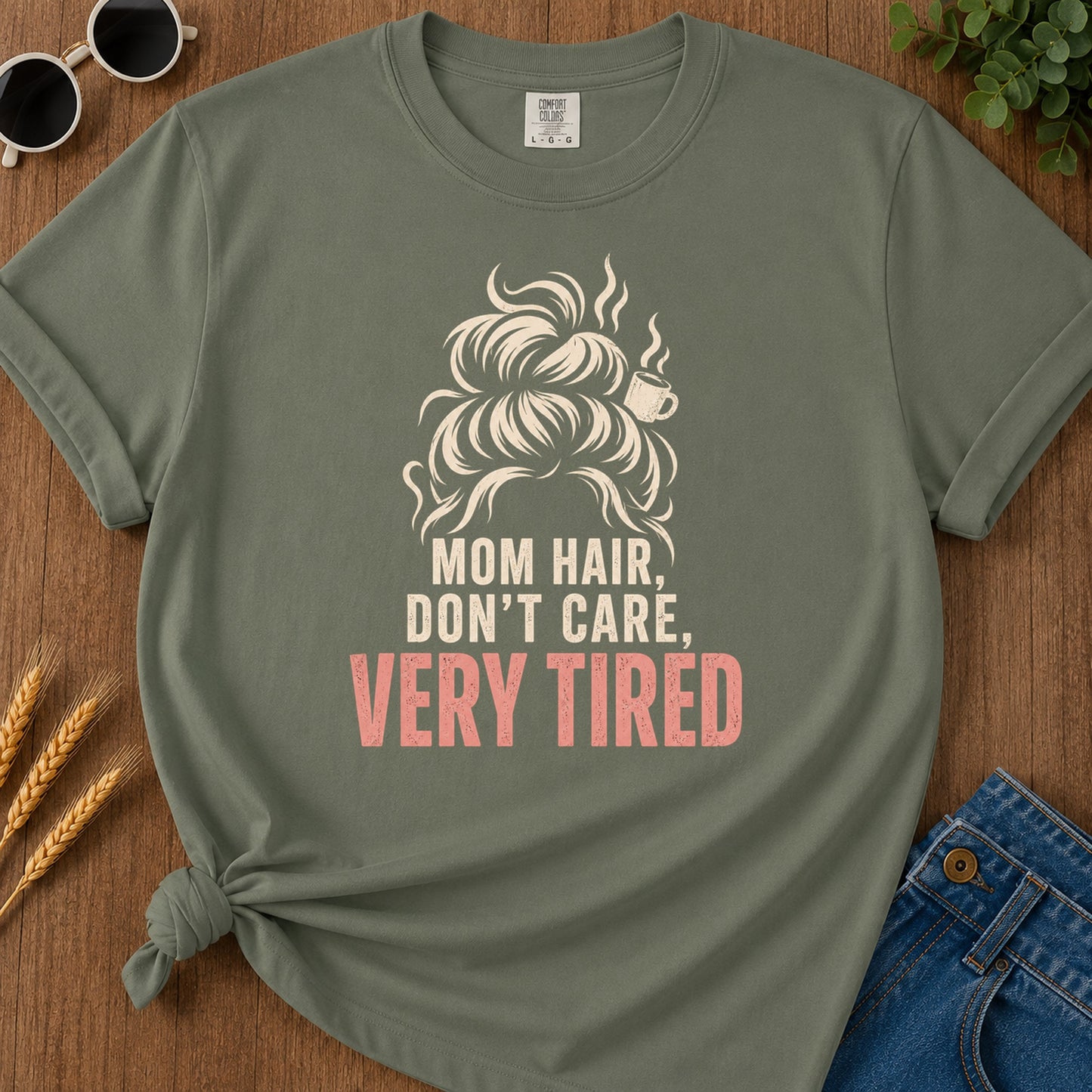 Tshirt Design 06 103 T-Shirt - Moss