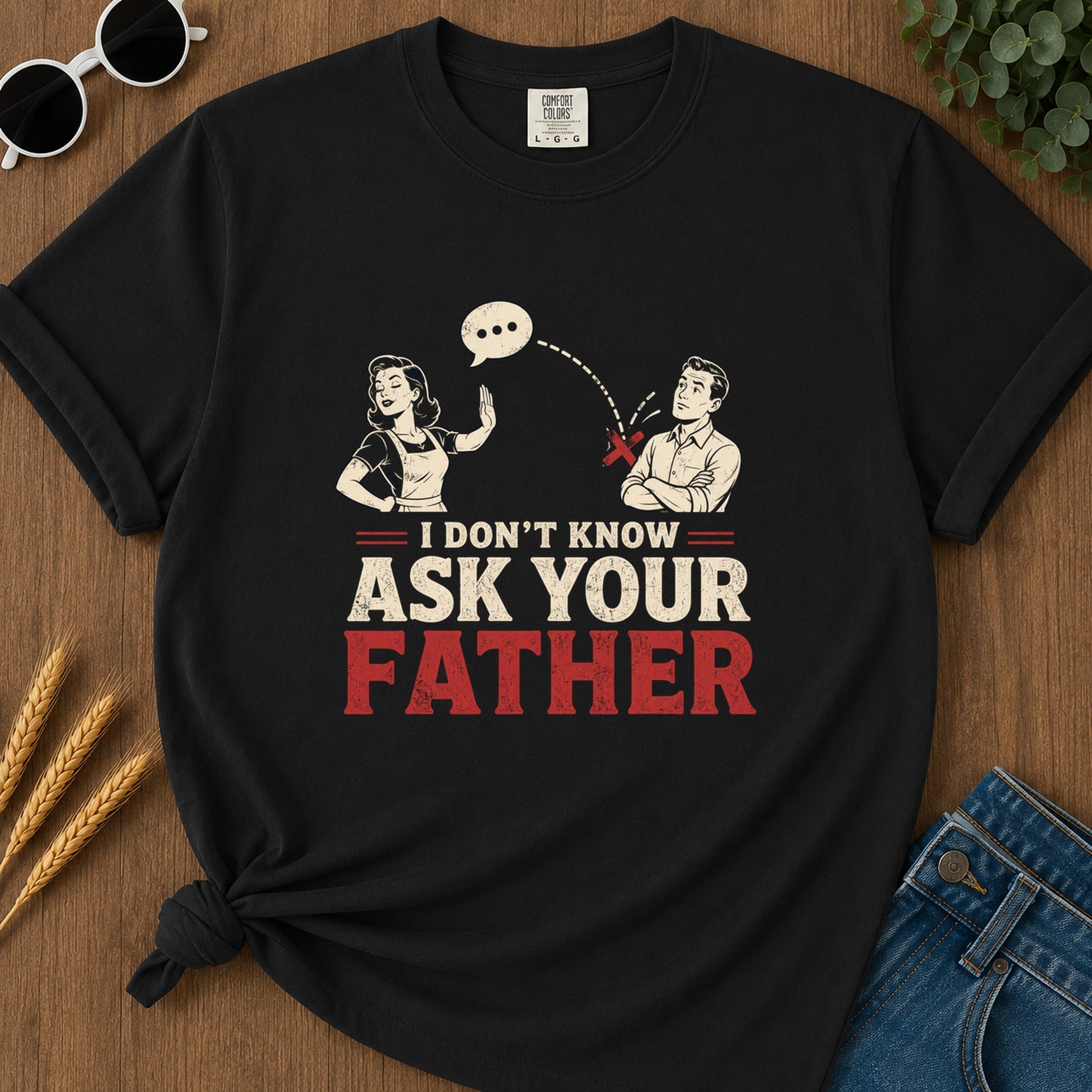 Tshirt Design 06 107 T-Shirt - Black