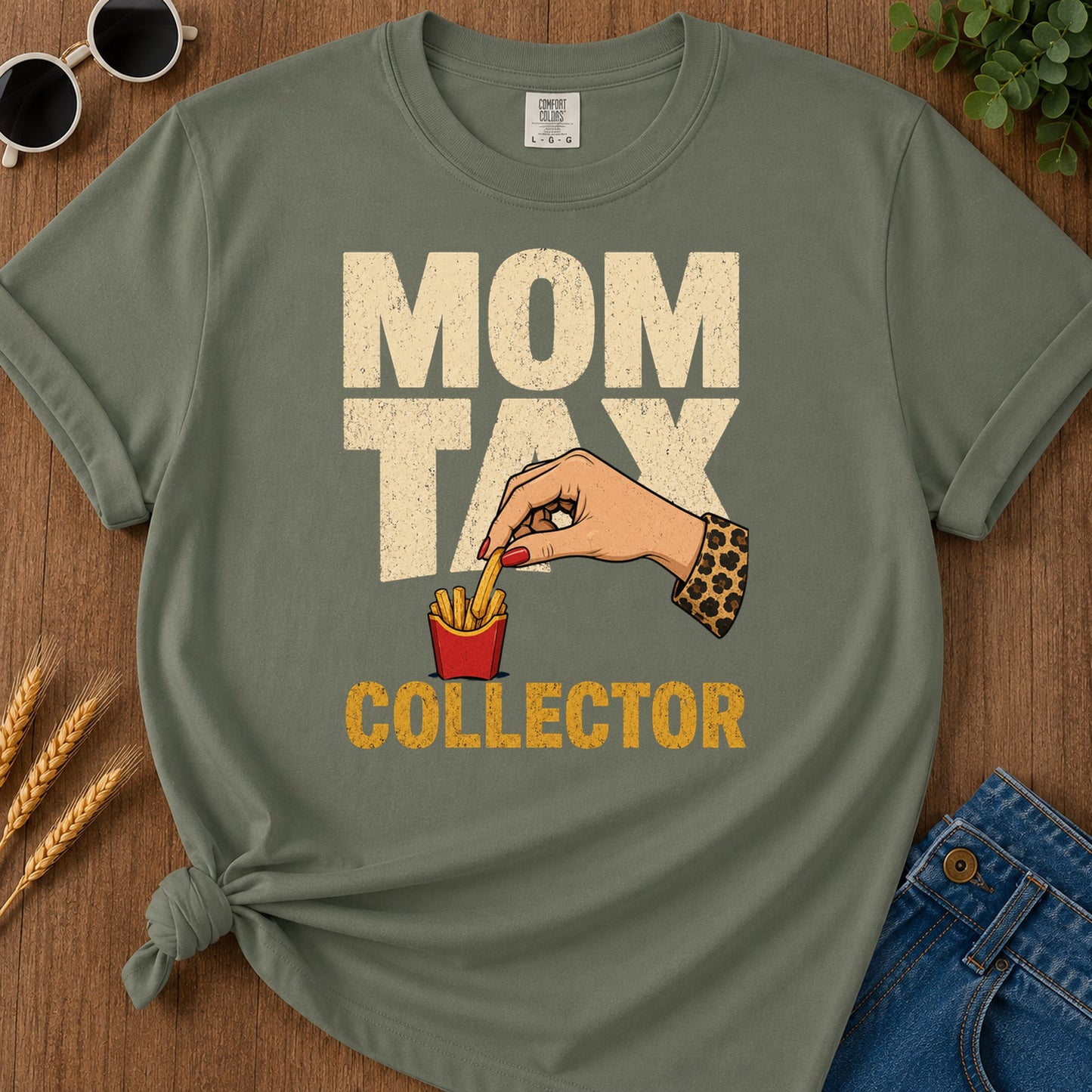Tshirt Design 06 112 T-Shirt - Moss