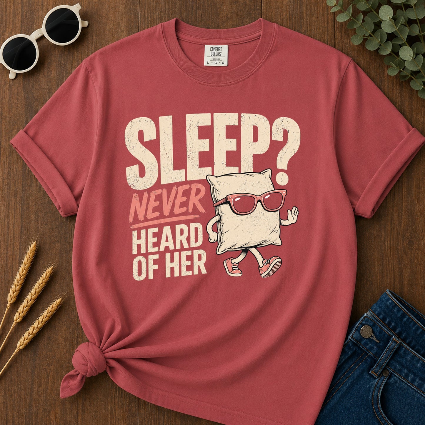 Tshirt Design 06 117 Never T-Shirt - Crimson
